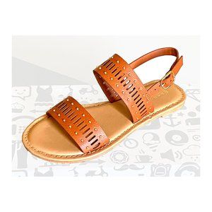 Bamboo Sundance-07S Women Cognac Flat Sandals